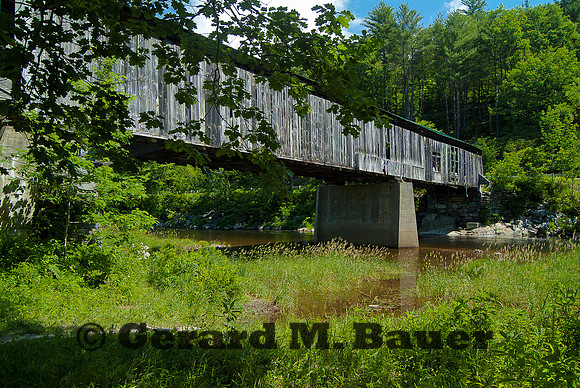 Scott Covered Bridge and the West River